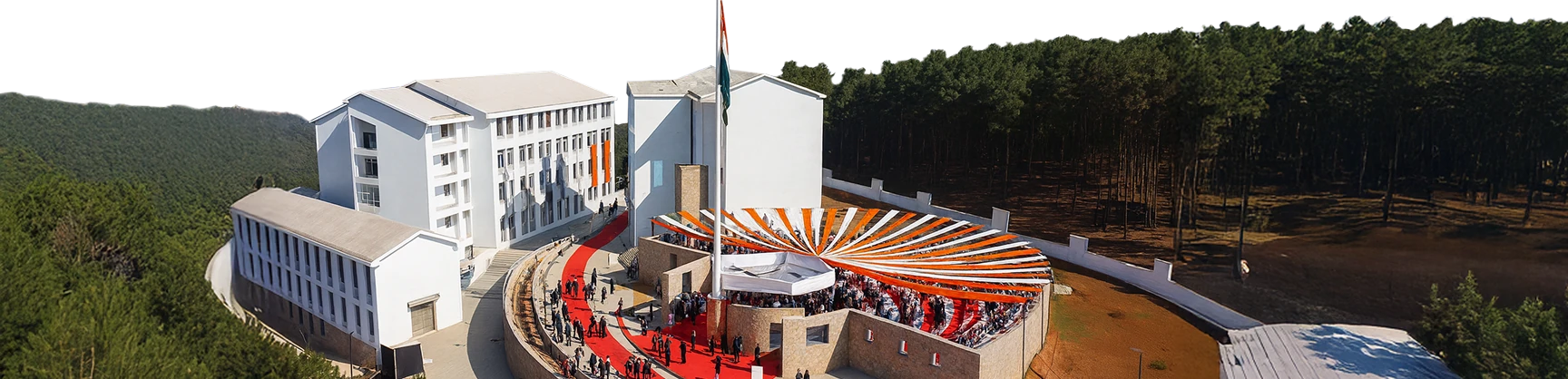 MIT University Shillong campus amphitheatre